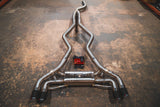 Kies-Motorsports Valvetronic Designs BMW G20/G22/G26 M340i/M440i Valved Sport Exhaust System (4) Brushed Steel (3.5 Outlet) / T304 Stainless Steel