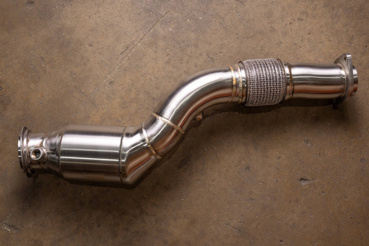 Kies-Motorsports Valvetronic Designs BMW G80/G82/G83/G87 M2 / M3 / M4 400 Cell Catted Downpipes