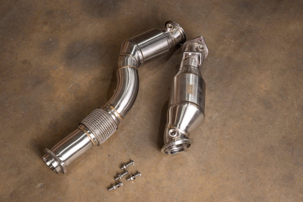 Kies-Motorsports Valvetronic Designs BMW G80/G82/G83/G87 M2 / M3 / M4 400 Cell Catted Downpipes