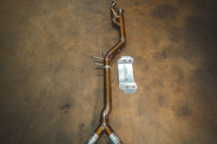 Kies-Motorsports Valvetronic Designs BMW G87 M2 Valved Sport Exhaust System MIDPIPE (Equal Length) / TITANIUM / NO TIPS (MIDPIPE