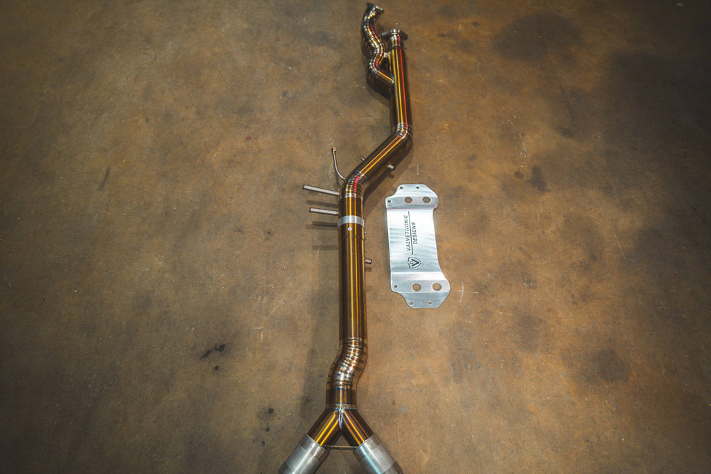 Kies-Motorsports Valvetronic Designs BMW G8x M3 / M4 Valved Sport Exhaust System EQUAL LENGTH MIDPIPE (Select No Tips) / GRADE 5 TITANIUM / NO EXHAUST TIPS (MIDPIPE)