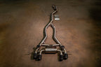 Kies-Motorsports Valvetronic Designs BMW G8x M3 / M4 Valved Sport Exhaust System FULL SYSTEM EQUAL LENGTH (CATBACK) / BRUSHED T304 STAINLESS STEEL / (4) 1X1 CARBON FIBER (4.0 OUTLET)