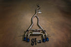 Kies-Motorsports Valvetronic Designs BMW G8x M3 / M4 Valved Sport Exhaust System FULL SYSTEM EQUAL LENGTH (CATBACK) / BRUSHED T304 STAINLESS STEEL / (4) BURNT (3.5 OUTLET)