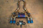 Kies-Motorsports Valvetronic Designs BMW G8x M3 / M4 Valved Sport Exhaust System FULL SYSTEM EQUAL LENGTH (CATBACK) / GRADE 5 TITANIUM / (4) BURNT (3.5 OUTLET)