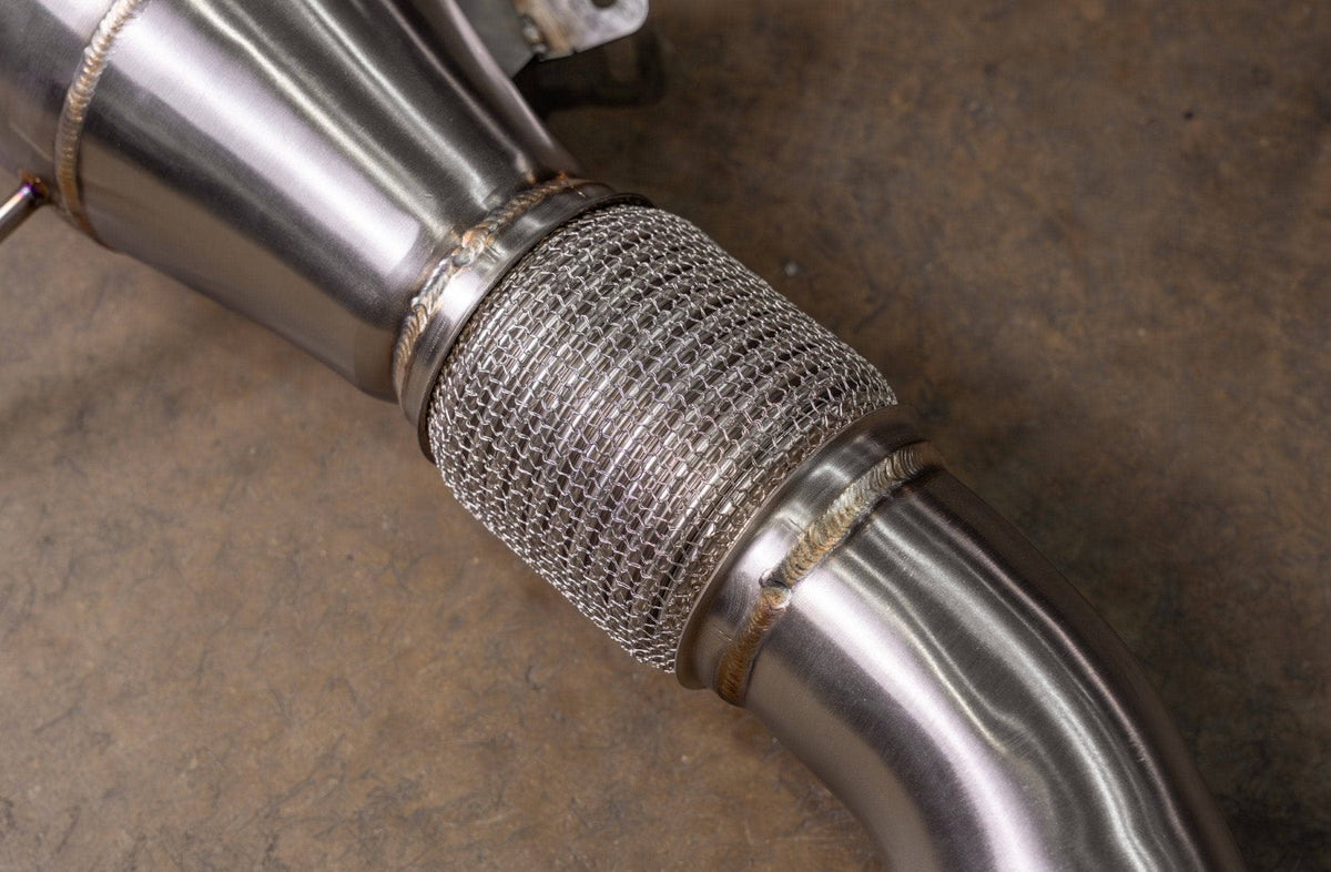 Kies-Motorsports Valvetronic Designs BMW GEN3 B58N 400 Cell Catted Downpipes
