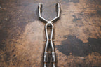 Kies-Motorsports Valvetronic Designs BMW M3 E9x V2 Midpipe 200 CELL EURO 6 CATTED DUAL RESONATED