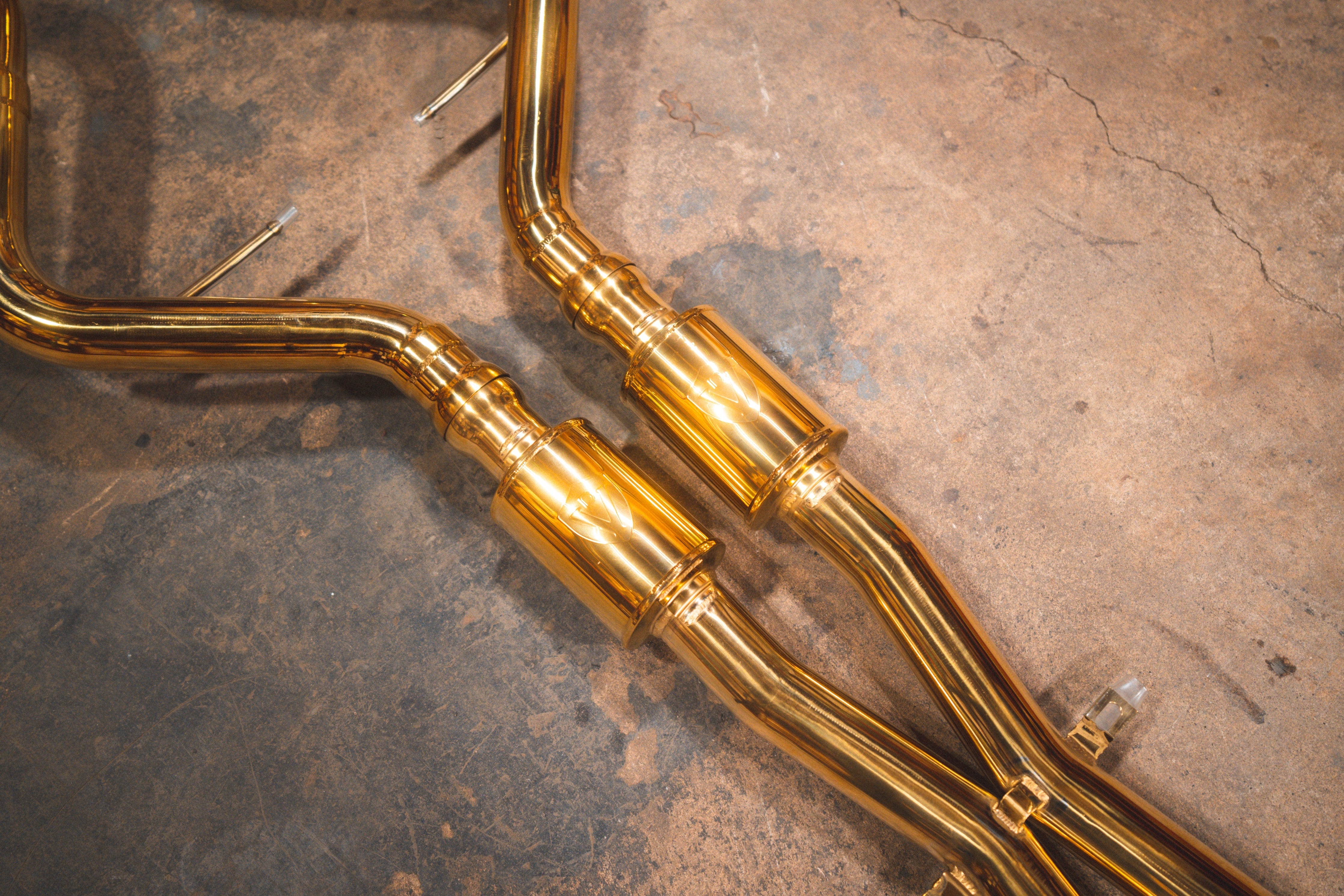 Kies-Motorsports Valvetronic Designs BMW M3 E9x V2 Valved Race Exhaust System (GOLD)