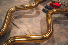 Kies-Motorsports Valvetronic Designs BMW M3 E9x V2 Valved Race Exhaust System (GOLD)