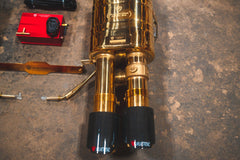 Kies-Motorsports Valvetronic Designs BMW M3 E9x V2 Valved Race Exhaust System (GOLD)