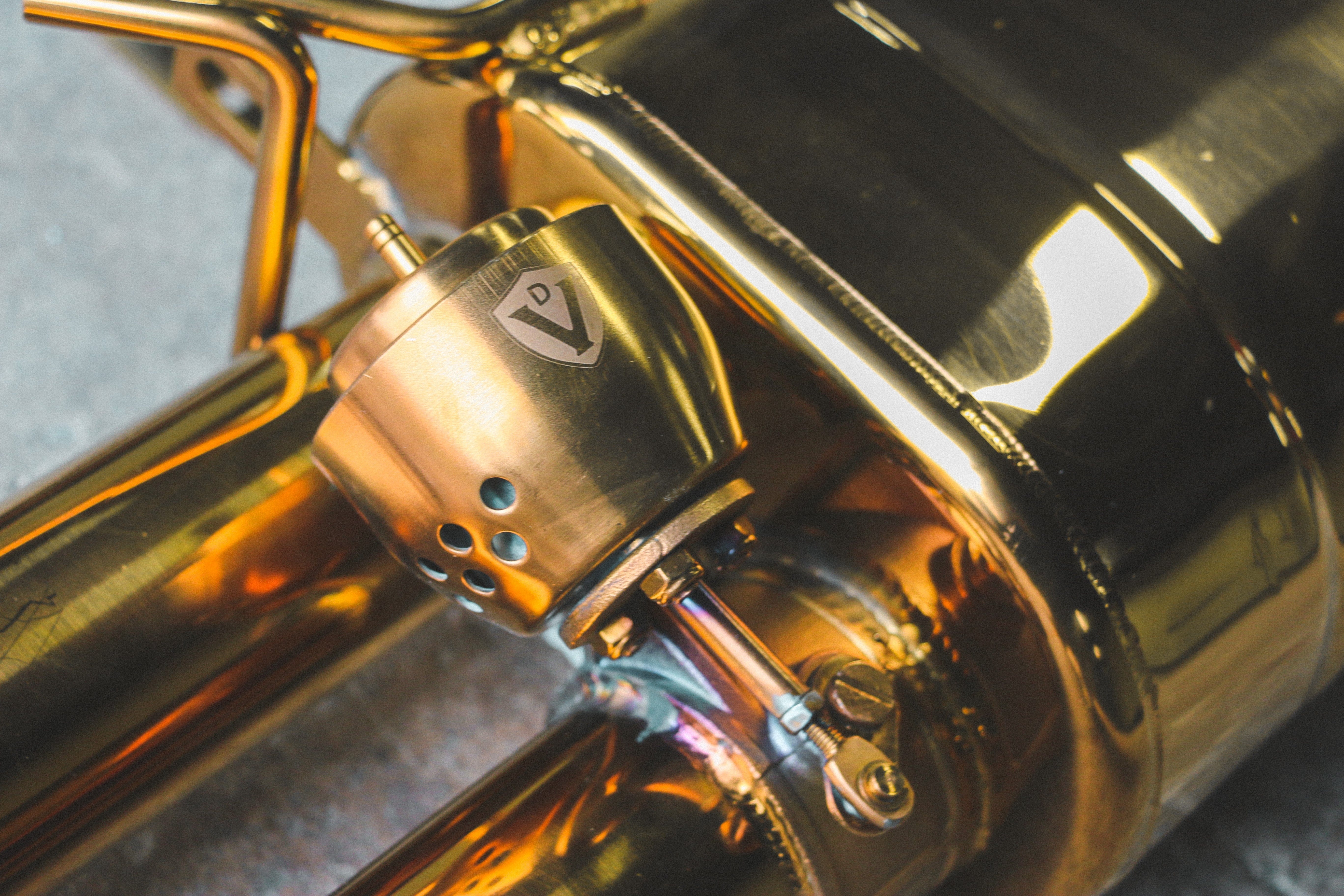 Kies-Motorsports Valvetronic Designs BMW M3 E9x V2 Valved Race Exhaust System (GOLD)