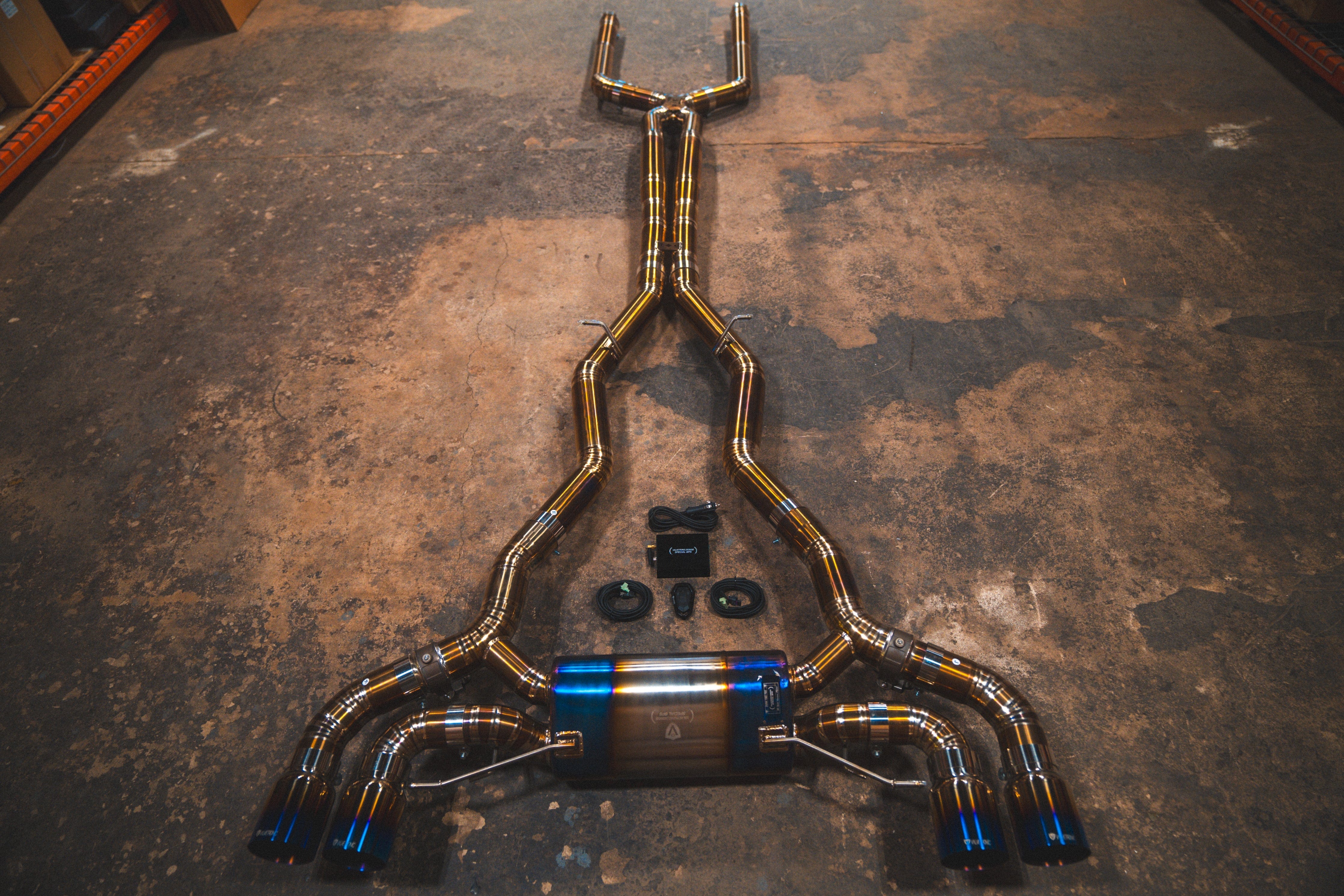 Kies-Motorsports Valvetronic Designs BMW M8 Valved Sport Exhaust System (F91,F92,F93) Main image