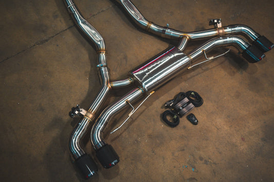Kies-Motorsports Valvetronic Designs BMW X5M / X6M F95 / F96 VALVED SPORT EXHAUST SYSTEM