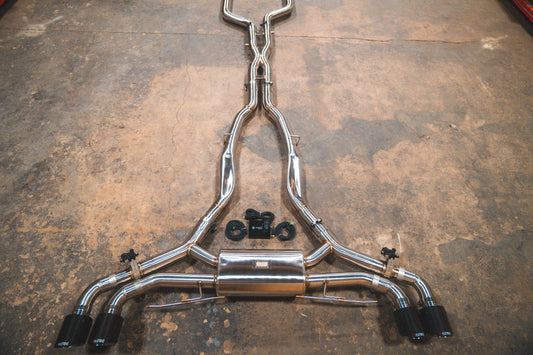 Kies-Motorsports Valvetronic Designs BMW X5M / X6M F95 / F96 VALVED SPORT EXHAUST SYSTEM