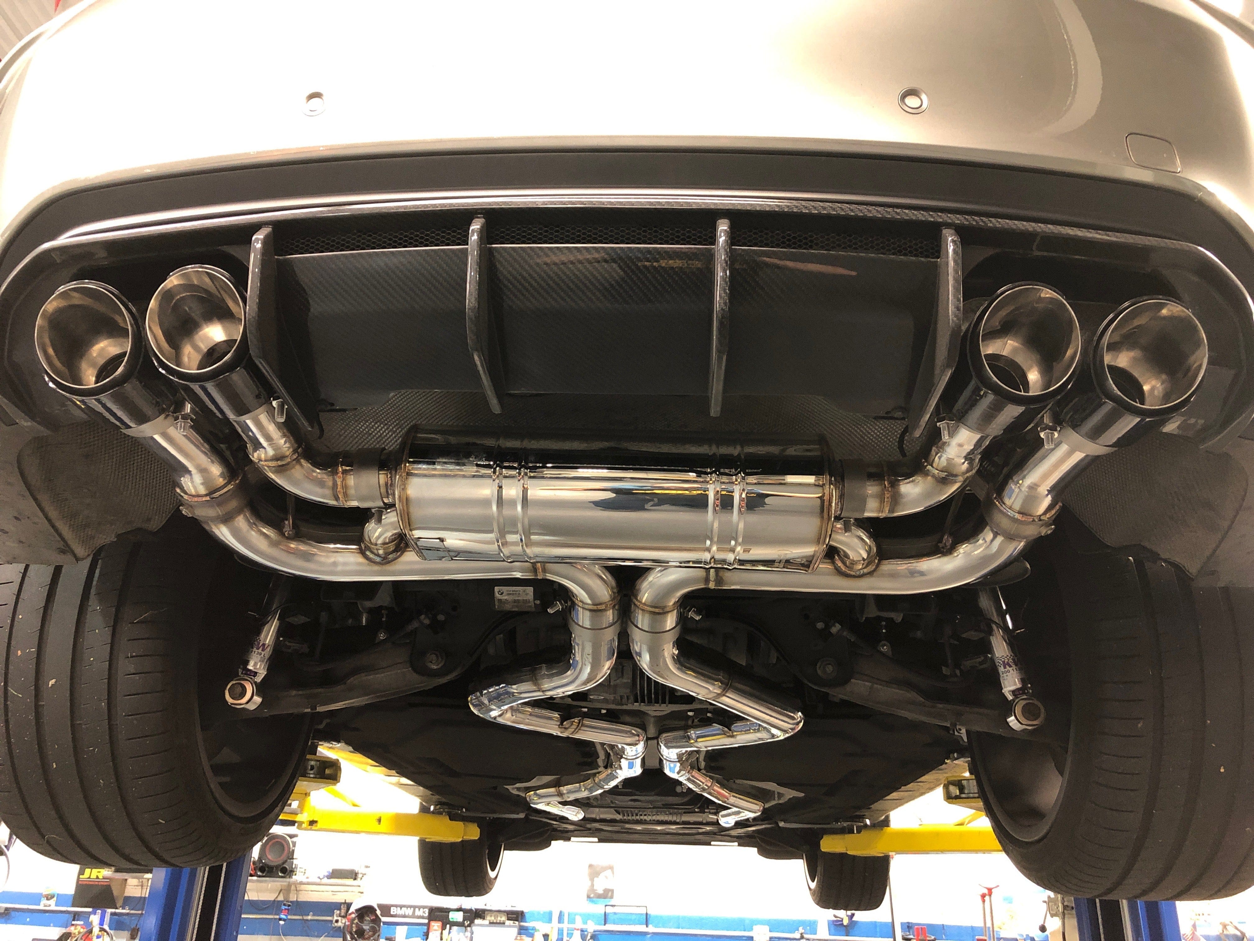 Bmw x5 online exhaust system