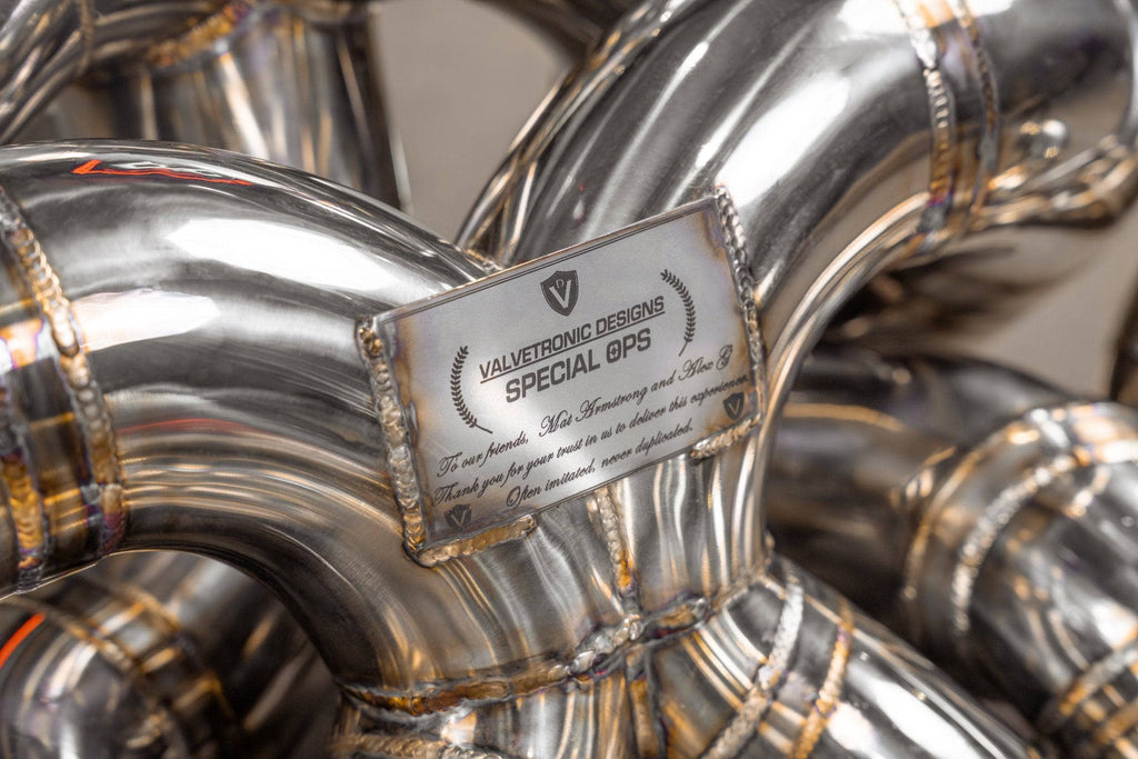 Kies-Motorsports Valvetronic Designs Bugatti Chiron Pur Sport F1 Exhaust