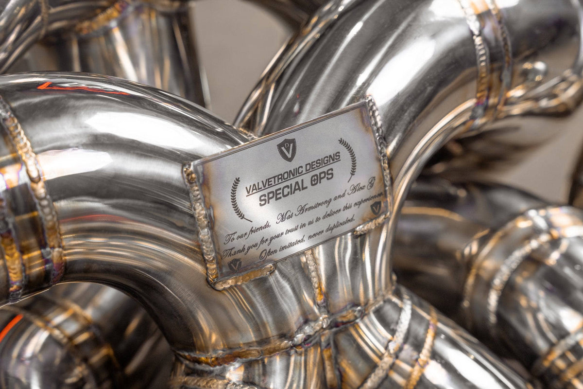 Kies-Motorsports Valvetronic Designs Bugatti Chiron Pur Sport F1 Exhaust