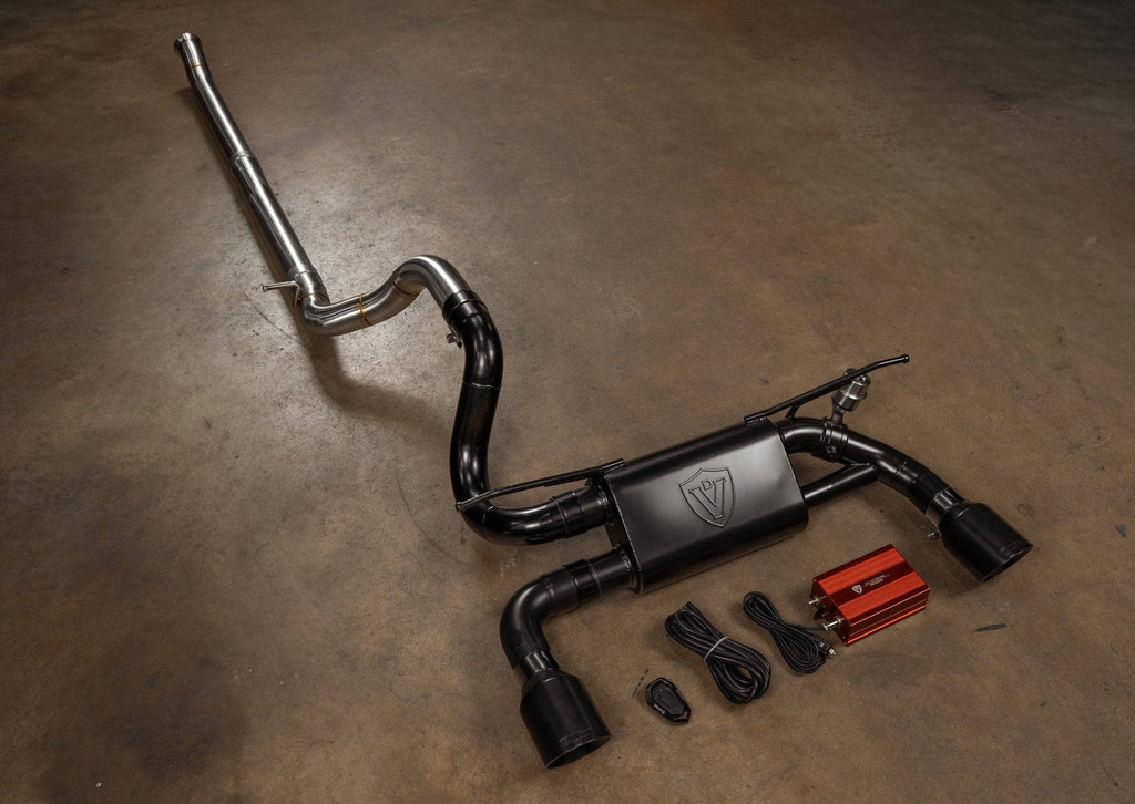 Kies-Motorsports Valvetronic Designs Jeep JLU/JL Wrangler Blackbear™ Valved Exhaust System