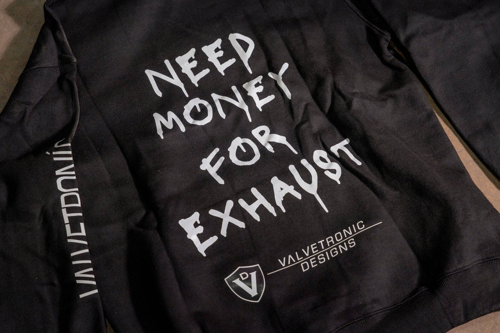 Kies-Motorsports Valvetronic Designs Need Money for Exhaust Hoodie