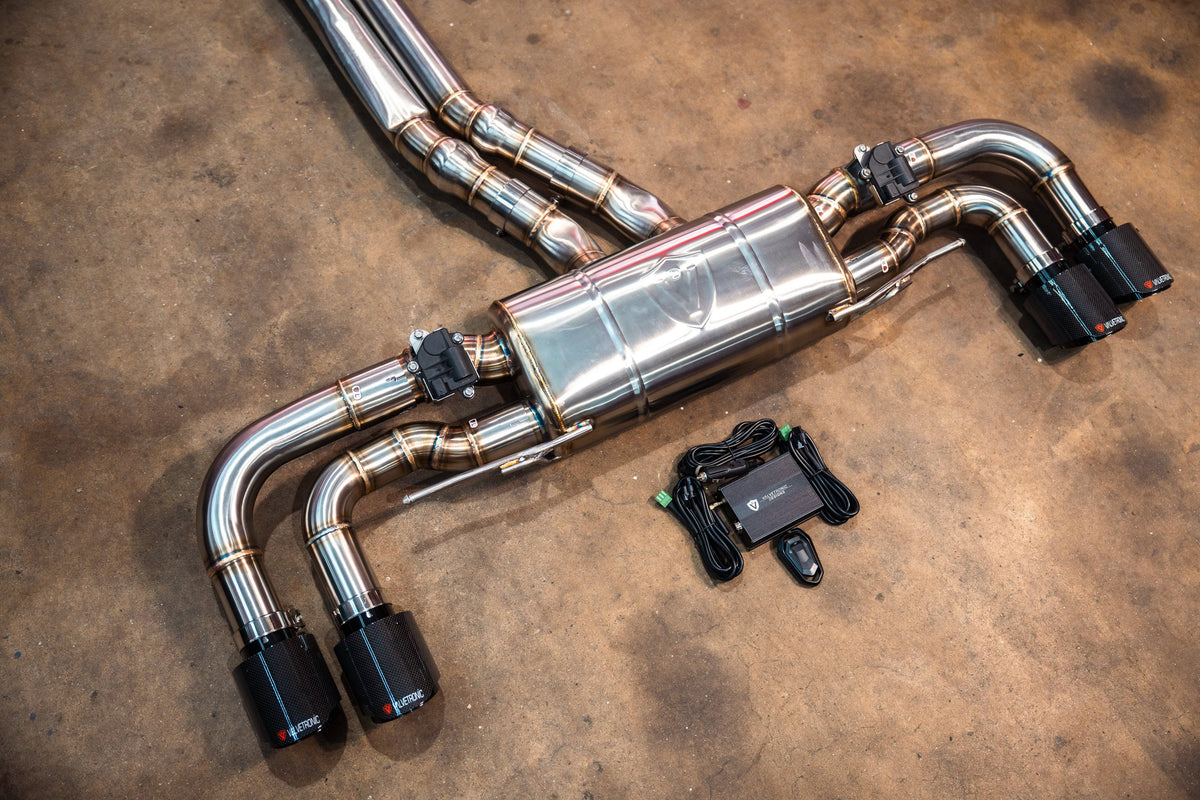 Kies-Motorsports Valvetronic Designs Valved Sport Exhaust System for Porsche 9Y0 Cayenne
