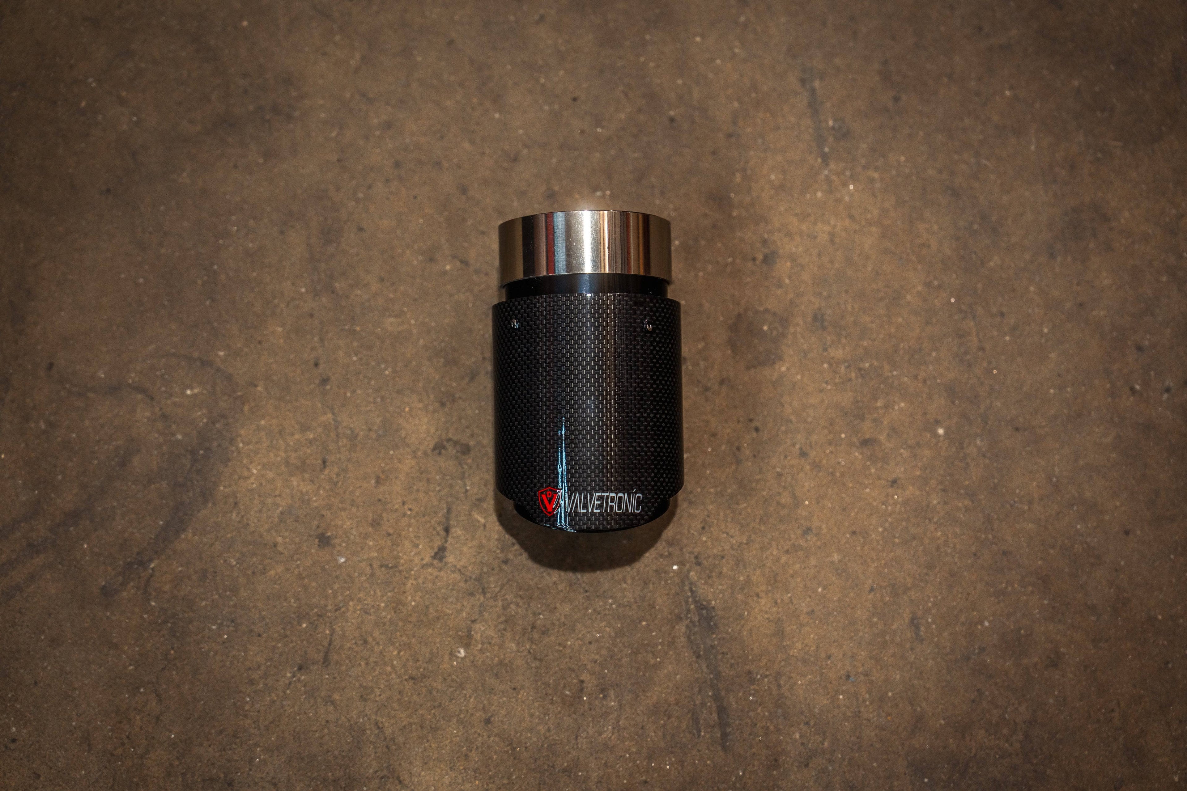 Kies-Motorsports Valvetronic Designs Valvetronic Designs Exhaust Tips (SINGLES) 3.0 / 76MM / Carbon Fiber 1x1