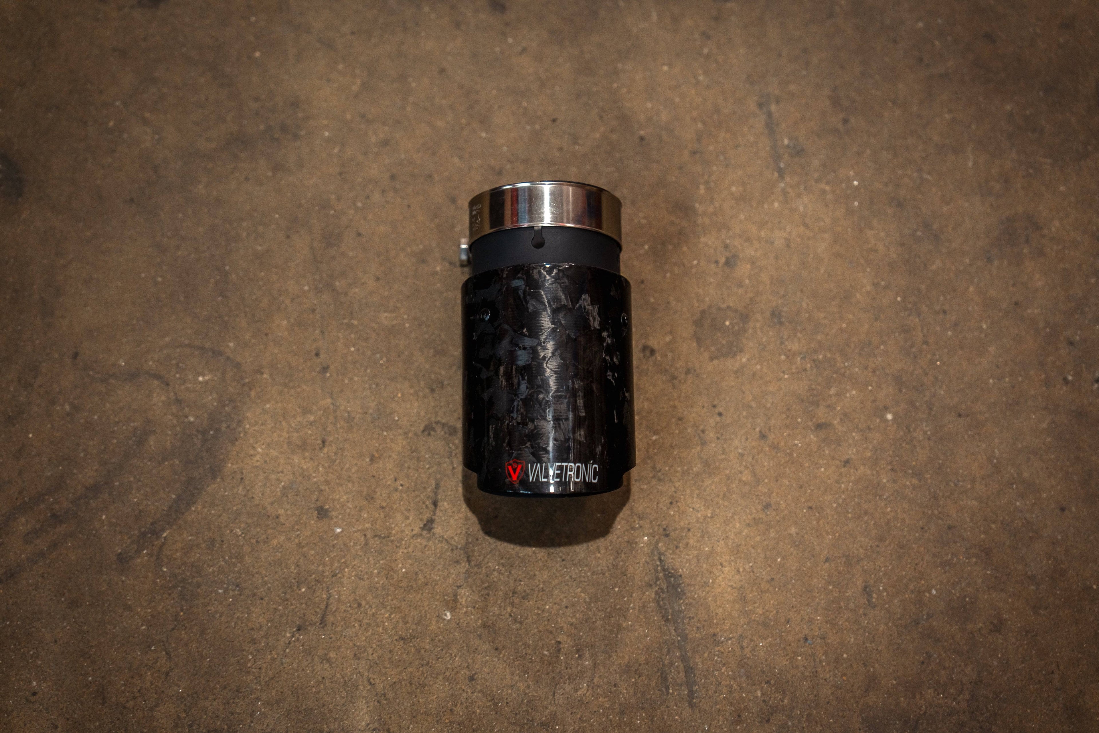 Kies-Motorsports Valvetronic Designs Valvetronic Designs Exhaust Tips (SINGLES) 3.0 / 76MM / Forged Carbon Fiber