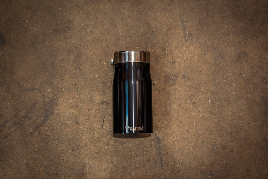 Kies-Motorsports Valvetronic Designs Valvetronic Designs Exhaust Tips (SINGLES) 3.0 / 76MM / Single Wall Black