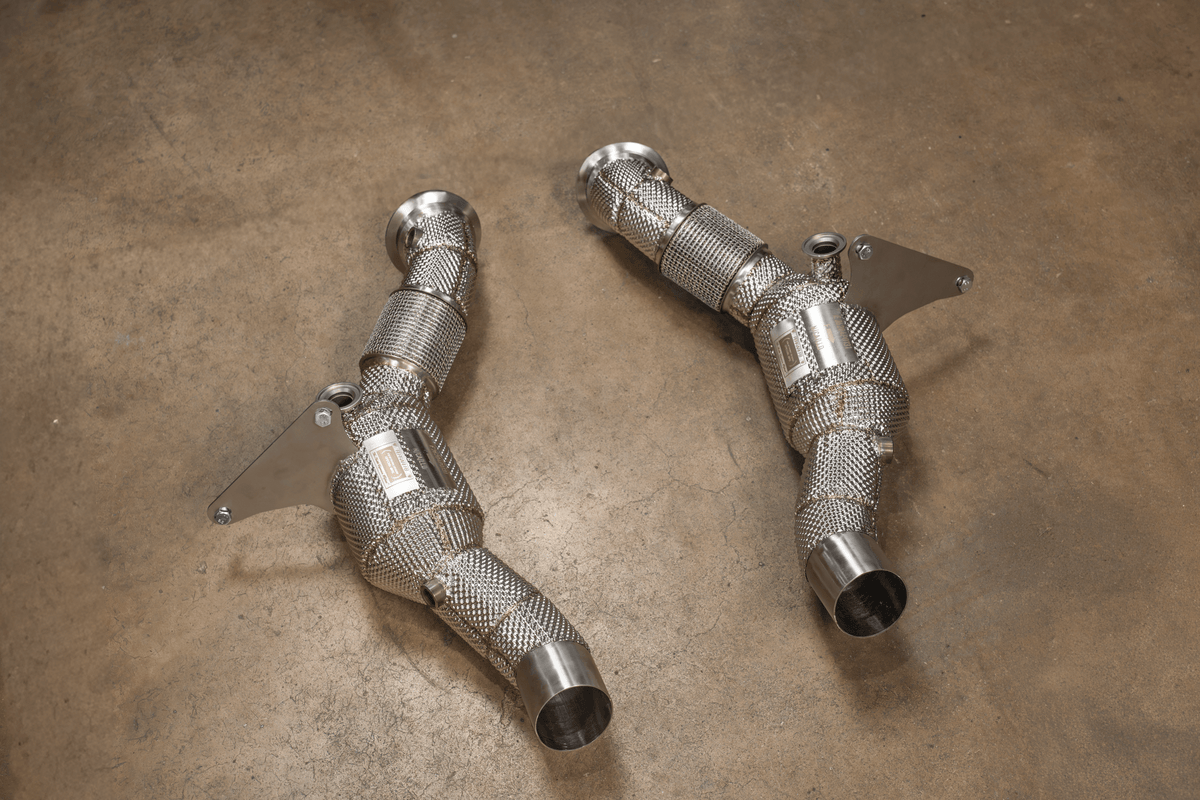 Kies-Motorsports Valvetronic Designs Valvetronic Designs Ferrari F8 Downpipes