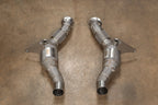 Kies-Motorsports Valvetronic Designs Valvetronic Designs Ferrari F8 Downpipes 400 Cell Catted Pipes
