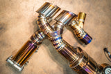 Kies-Motorsports Valvetronic Designs Valvetronic Valved Race Exhaust System for Porsche 911 Turbo 991.1 / 991.2 Grade 5 Titanium