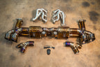 Kies-Motorsports Valvetronic Designs Valvetronic Valved Race Exhaust System for Porsche 911 Turbo 991.1 / 991.2 Grade 5 Titanium