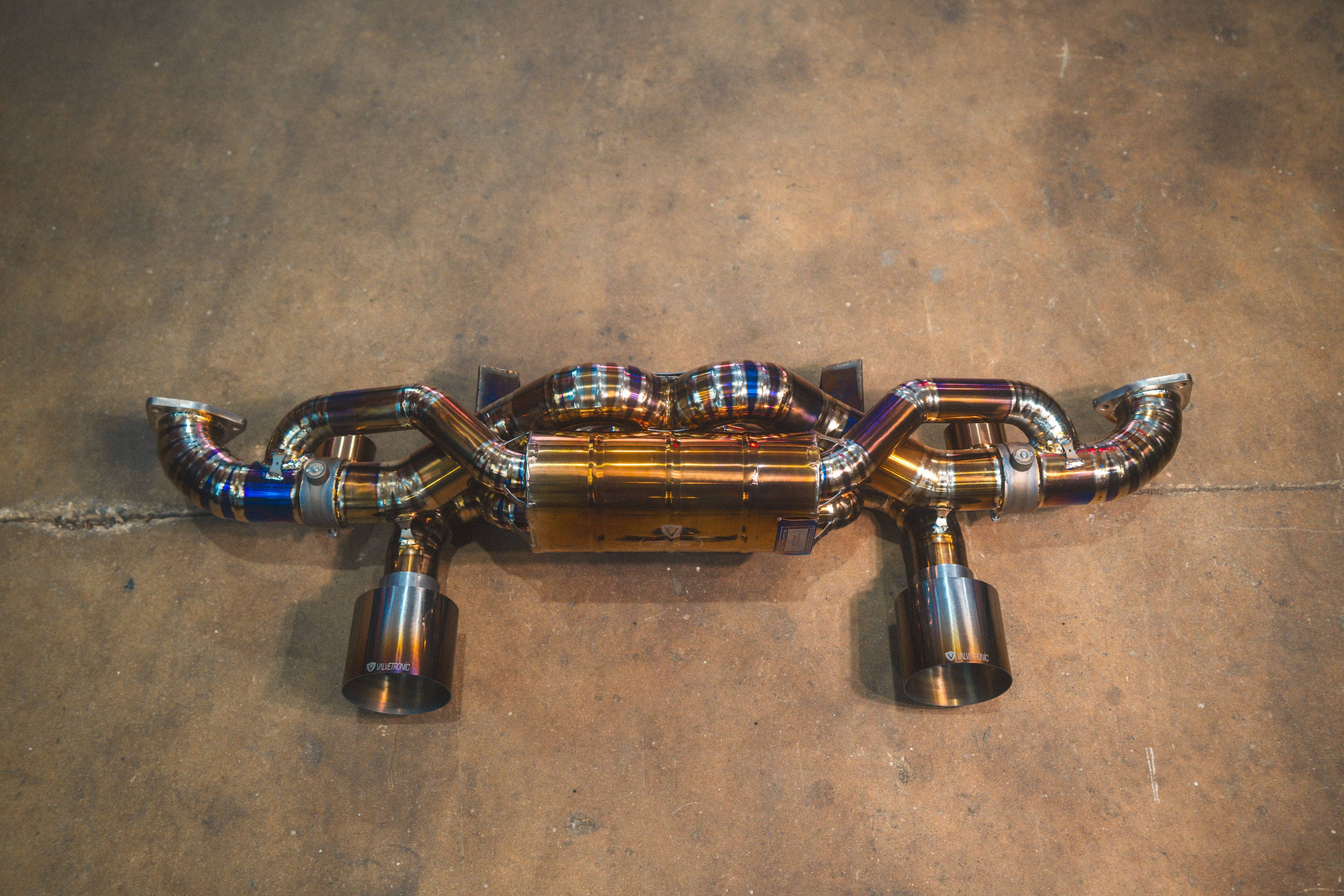 Kies-Motorsports Valvetronic Designs Valvetronic Valved Sport Exhaust System for Porsche 718 GT4RS/Spyder RS Rear Section only / Reuse OEM Tips