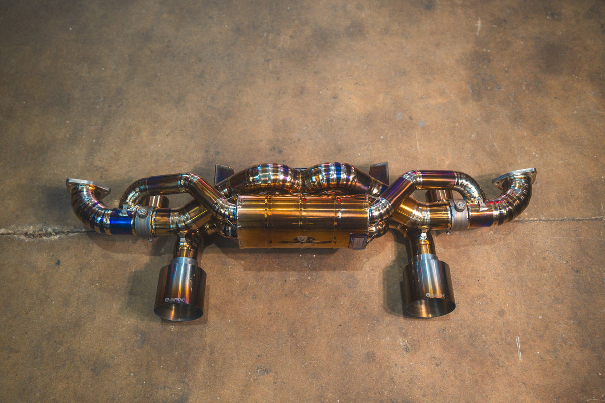 Kies-Motorsports Valvetronic Designs Valvetronic Valved Sport Exhaust System for Porsche 718 GT4RS/Spyder RS Rear Section only / Reuse OEM Tips