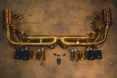 Kies-Motorsports Valvetronic Designs Valvetronic Valved Sport Exhaust System for Porsche 911 Carrera / S / GTS (991.1) SPORT CATBACK SYSTEM ONLY / Anodized Gold T304 Stainless Steel