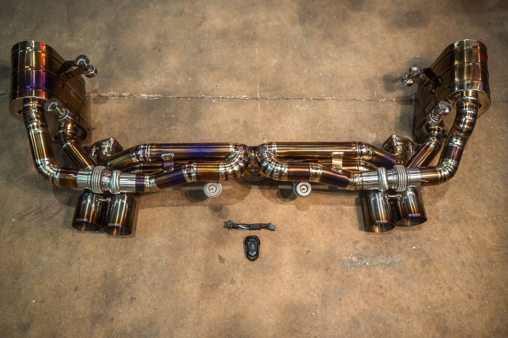 Kies-Motorsports Valvetronic Designs Valvetronic Valved Sport Exhaust System for Porsche 911 Carrera / S / GTS (991.1) SPORT CATBACK SYSTEM ONLY / Grade 5 Titanium