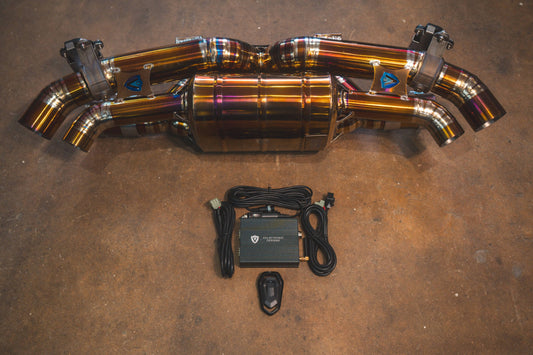 Kies-Motorsports Valvetronic Designs Valvetronic Valved Sport Exhaust System for Porsche 992 Carrera / Turbo Grade 5 Titanium / Sport Catback System