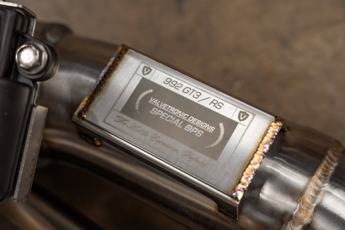 Kies-Motorsports Valvetronic Designs Valvetronic Valved Sport Exhaust System for Porsche 992 GT3/RS