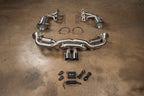 Kies-Motorsports Valvetronic Designs Valvetronic Valved Sport Exhaust System for Porsche 992 GT3/RS F1 Valved Package / + 400 Cell Catted Headers / Brushed T304 Stainless Steel