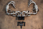 Kies-Motorsports Valvetronic Designs Valvetronic Valved Sport Exhaust System for Porsche 992 GT3/RS Valved Package / '+ RACE Free Flow headers / Brushed T304 Stainless Steel