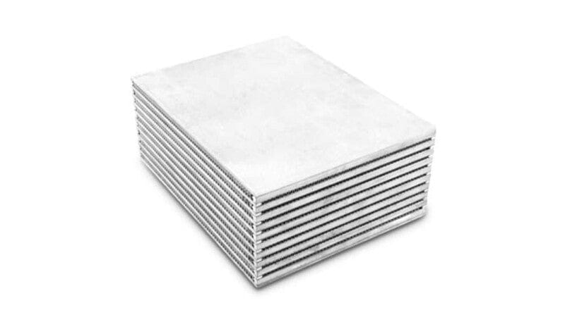 Kies-Motorsports Vibrant Vibrant 10in W x 4in H x 8in Thick Water to Air Intercooler Core