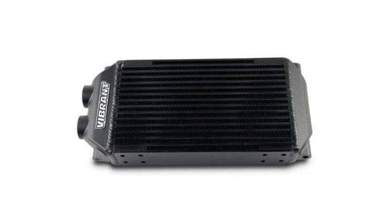 Kies-Motorsports Vibrant Vibrant Double Pass Oil Cooler Assembly 6in x 10in x 2in Main image