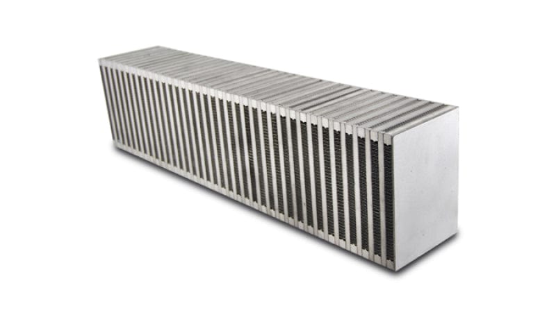 Kies-Motorsports Vibrant Vibrant Vertical Flow Intercooler Core 24in Wide x 6in High x 4.5in Thick