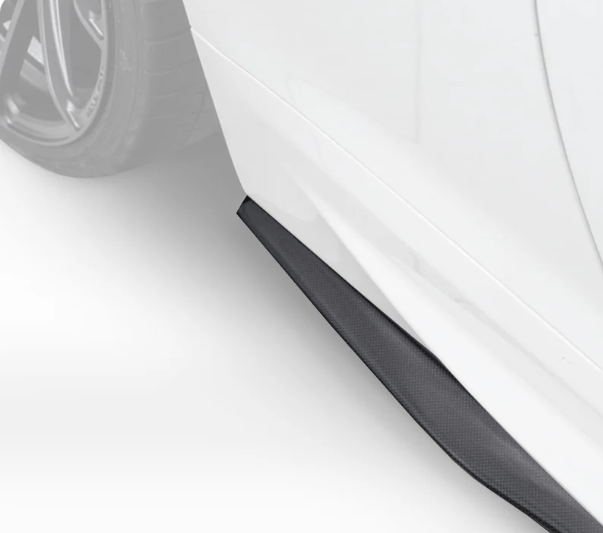 BMW F12 M6 VRS PROGRAM (2005 - 2018) VRS Aero Side Blades Carbon Fiber PP 1x1 Glossy Secondary image