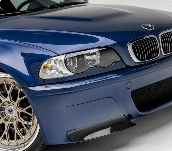 VORSTEINER BMW E46 M3 V-CSL Aero Bumper 2 Piece Splitter Carbon Fiber PP 1x1 Glossy (Replacement) Secondary image