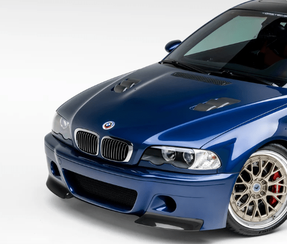 VORSTEINER BMW E46 M3 V20 Aero Front Bumper With 2 Piece Splitter Carbon Fiber PP 1x1 Glossy Secondary image