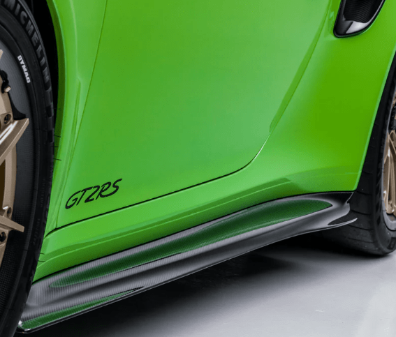Kies-Motorsports Vorsteiner VORSTEINER PORSCHE 991 GW9 Side Skirts Carbon Fiber PP 2x2 Glossy Main image
