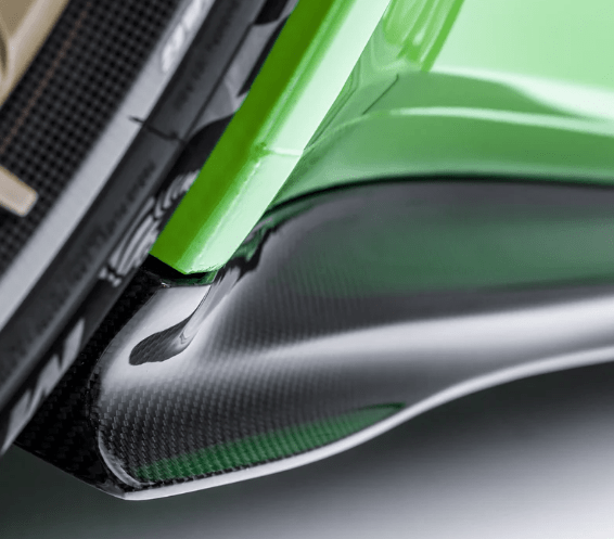 VORSTEINER PORSCHE 991 GW9 Side Skirts Carbon Fiber PP 2x2 Glossy Secondary image