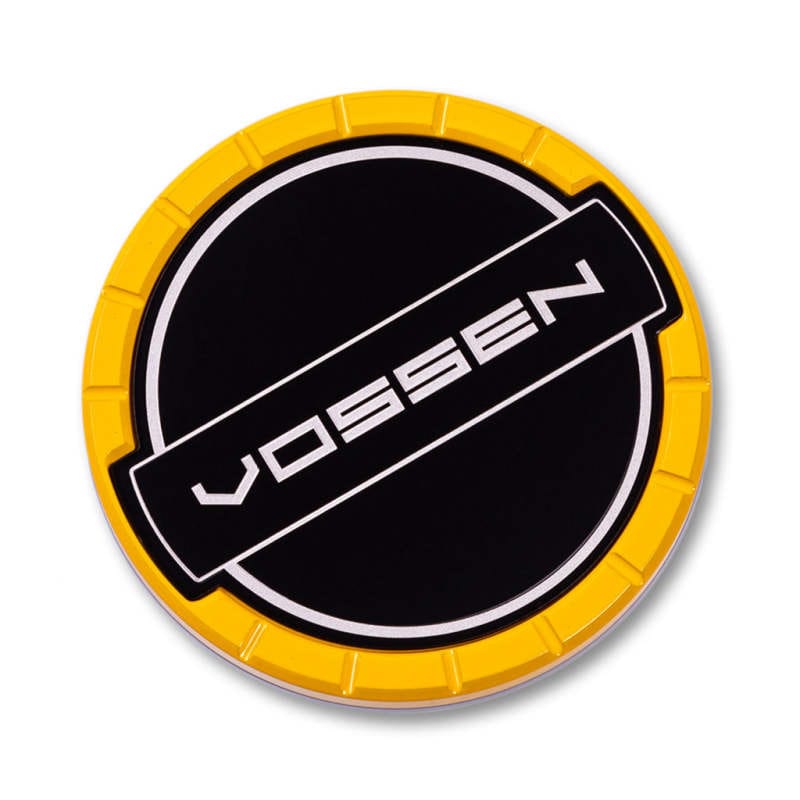 Kies-Motorsports Vossen Vossen Billet Sport Cap - Large - Classic - Yellow