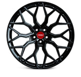Kies-Motorsports Vossen Vossen HF-2 20x9.5 / 5x120 / ET20 / Deep Face / 72.56 - Gloss Black Wheel
