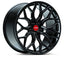 Kies-Motorsports Vossen Vossen HF-2 22x10.5 / 5x112 / ET8 / Super Deep / 66.5 - Gloss Black Wheel