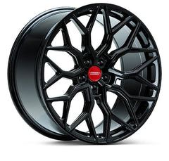 Kies-Motorsports Vossen Vossen HF-2 22x10.5 / 5x112 / ET8 / Super Deep / 66.5 - Gloss Black Wheel